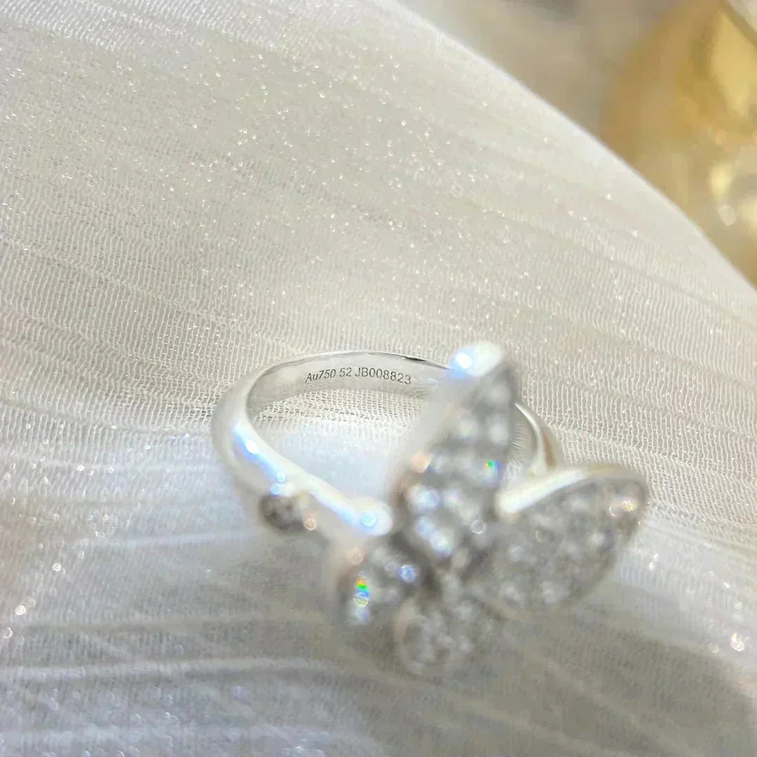 [Vintora]BUTTERFLY DIAMOND RING