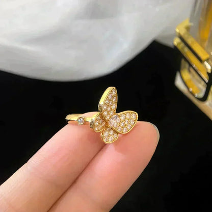 [Vintora]BUTTERFLY DIAMOND RING