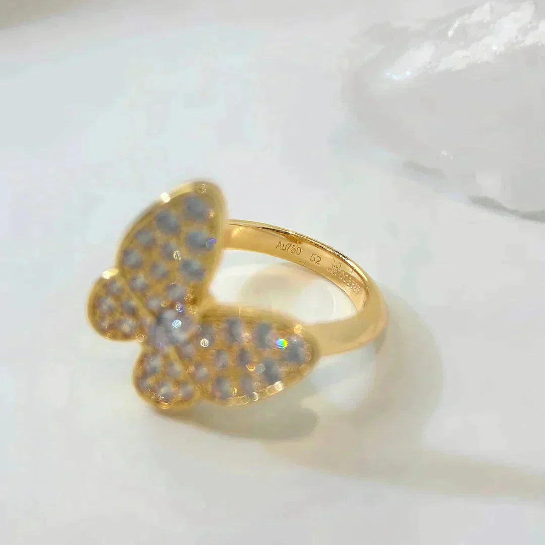 [Vintora]BUTTERFLY DIAMOND RING