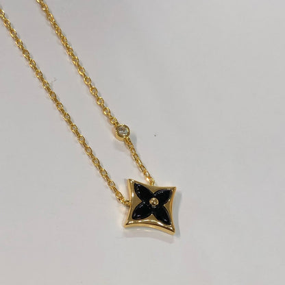 [Vintora]STAR BLACK MOP NECKLACE