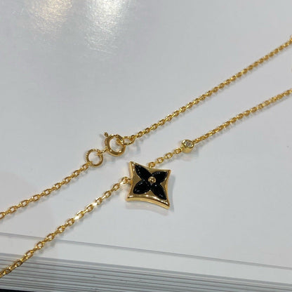 [Vintora]STAR BLACK MOP NECKLACE