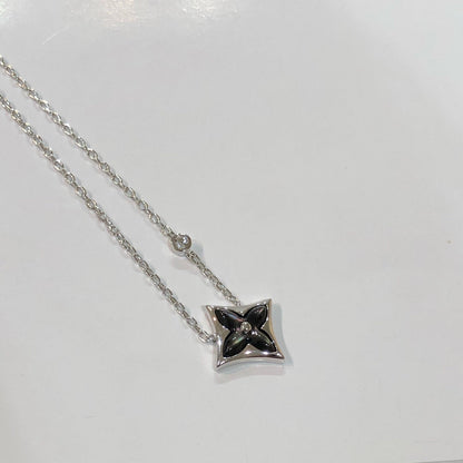 [Vintora]STAR BLACK MOP NECKLACE