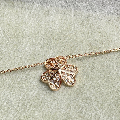 [Vintora]FLOWER DIAMOND NECKLACE