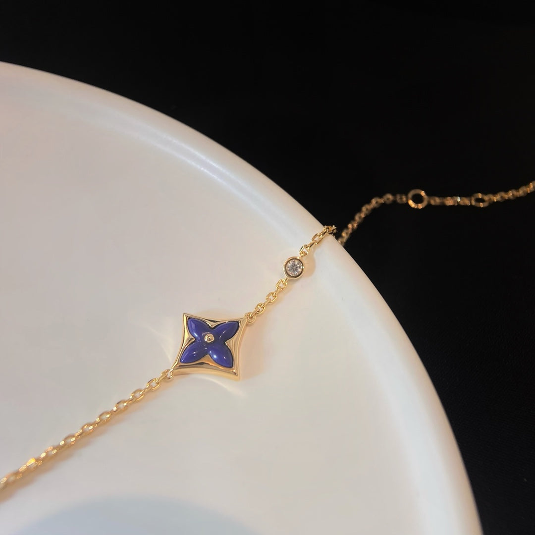 [Vintora]COLOR STAR PINK GOLD DIAMOND BRACELET