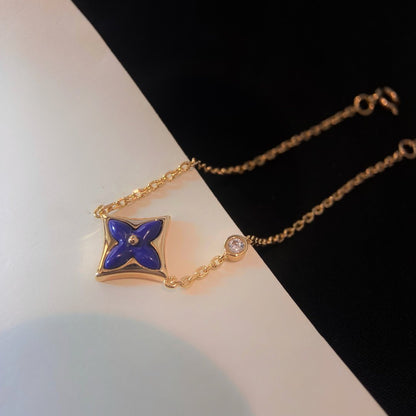 [Vintora]COLOR STAR PINK GOLD DIAMOND BRACELET