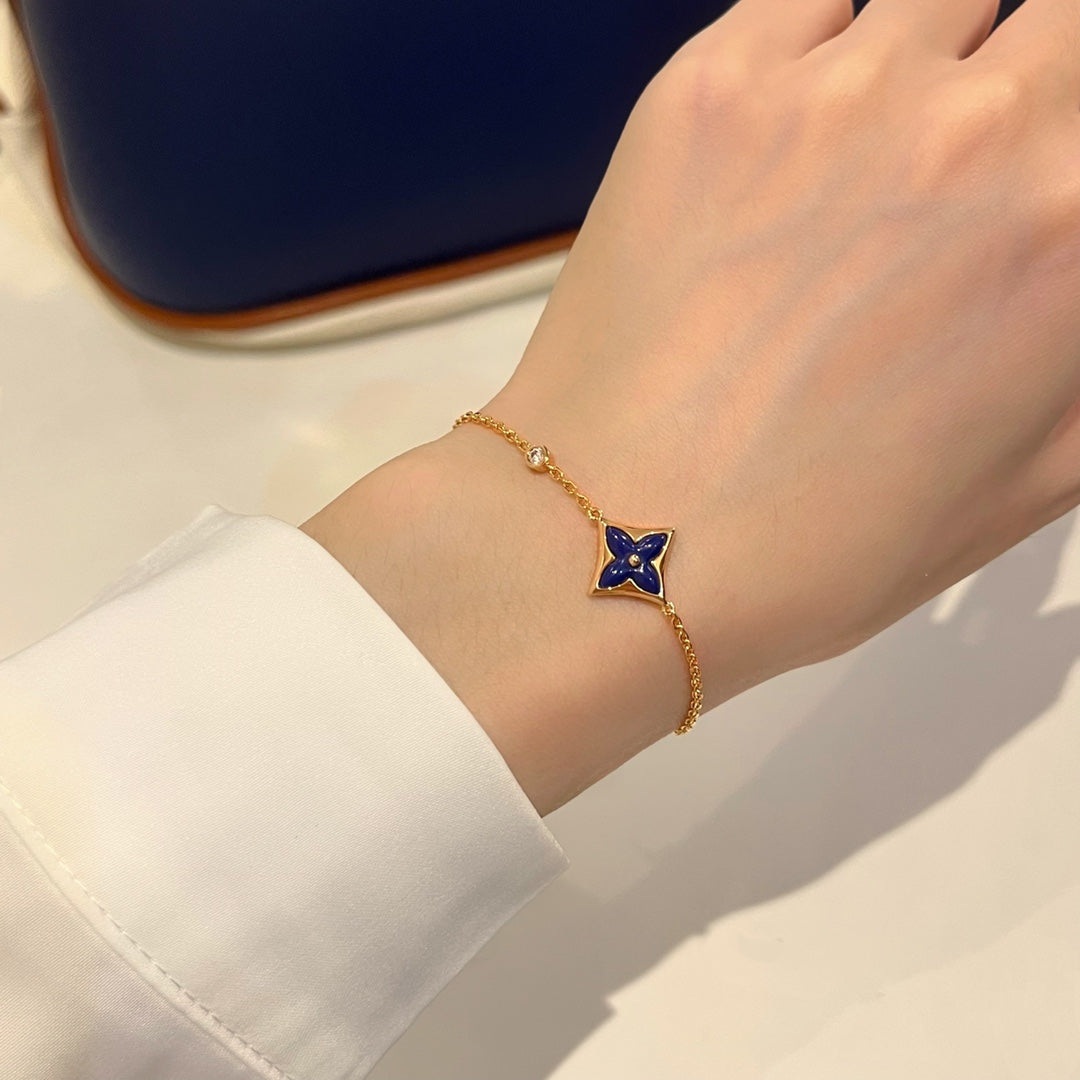 [Vintora]COLOR STAR PINK GOLD DIAMOND BRACELET