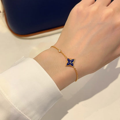 [Vintora]COLOR STAR PINK GOLD DIAMOND BRACELET