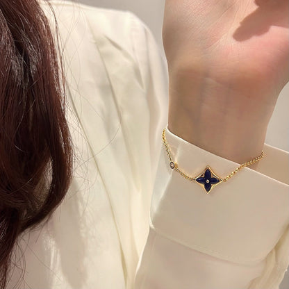 [Vintora]COLOR STAR PINK GOLD DIAMOND BRACELET
