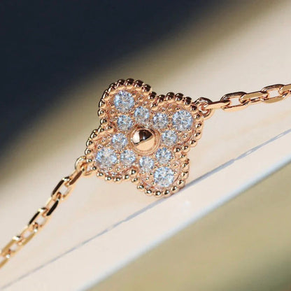 [Vintora]CLOVER 20 MOTIFS LASER DIAMOND NECKLACE