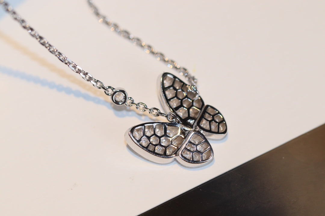 [Vintora]BUTTERFLY DIAMOND NECKLACE