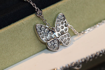 [Vintora]BUTTERFLY DIAMOND NECKLACE