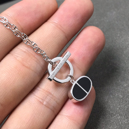 [Vintora]CHAINE VERSO BLACK CERAMIC  NECKLACE