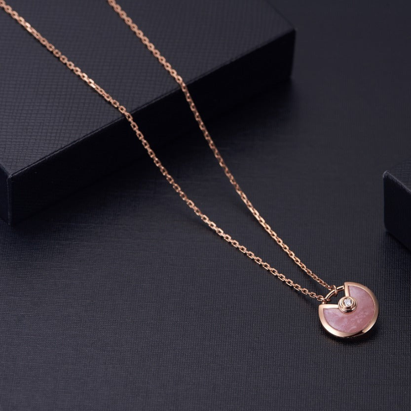 [Vintora]AMULETTE Vintora GOLD PINK MOP NECKLACE