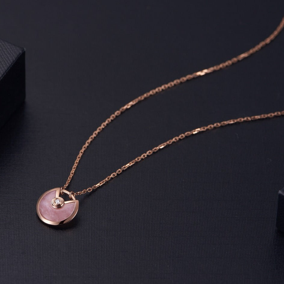[Vintora]AMULETTE Vintora GOLD PINK MOP NECKLACE