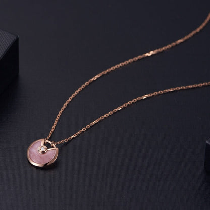 [Vintora]AMULETTE Vintora GOLD PINK MOP NECKLACE
