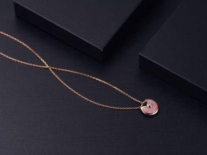 [Vintora]AMULETTE Vintora GOLD PINK MOP NECKLACE