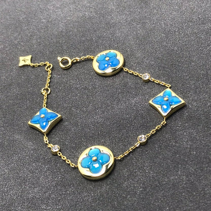 [Vintora]STAR AND SUN TURQUOISE 4 MOTIFS 3 DIAMONDS