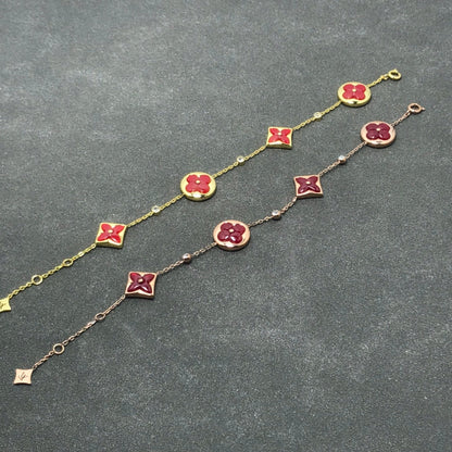 [Vintora]STAR AND SUN CARNELIAN 4 MOTIFS 3 DIAMONDS
