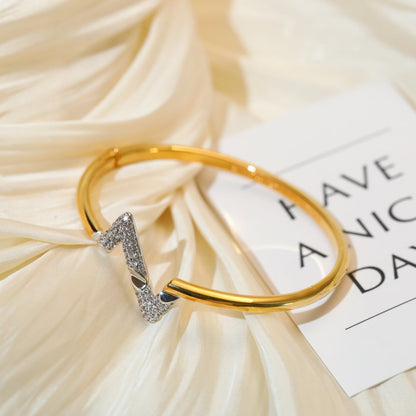[Vintora]VOLTE UPSITE DOWN GOLD DIAMOND BRACELET