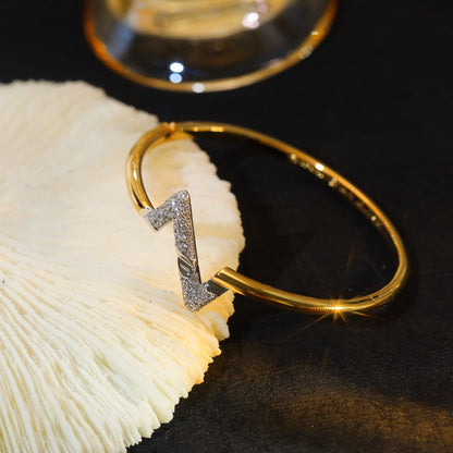 [Vintora]VOLTE UPSITE DOWN GOLD DIAMOND BRACELET