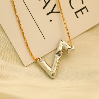 [Vintora]VOLT SILVER DIAMOND PEDANT NECKLACE