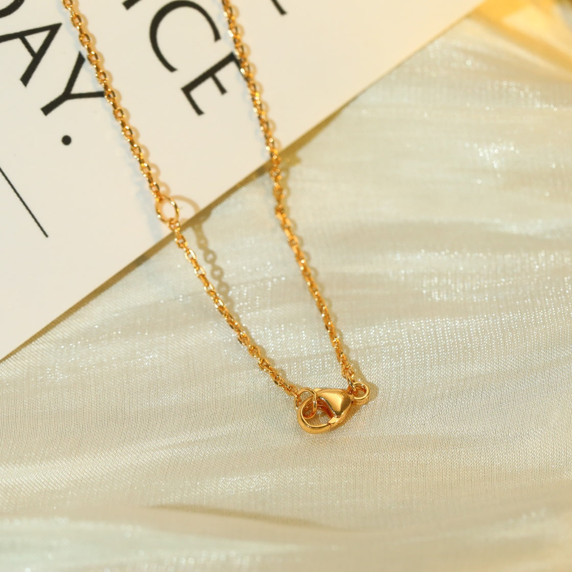 [Vintora]VOLT SILVER DIAMOND PEDANT NECKLACE