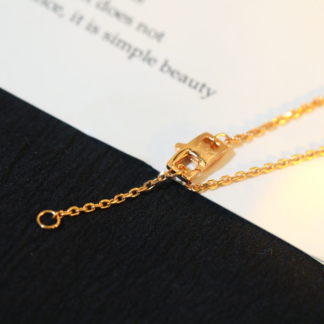 [Vintora]STAR AND SUN DIAMOND PINK GOLD NECKLACE