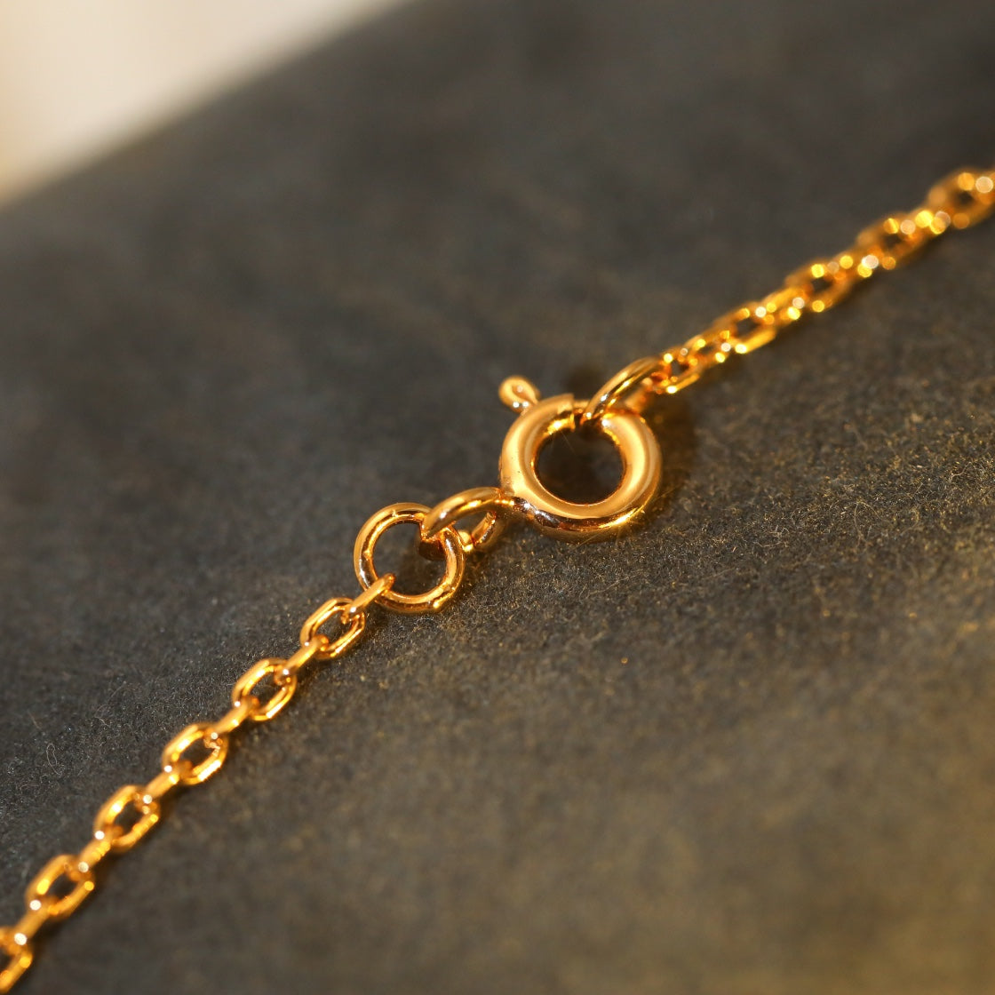 [Vintora]SUN PEDANT PINK GOLD 1 DIAMOND NECKLACE