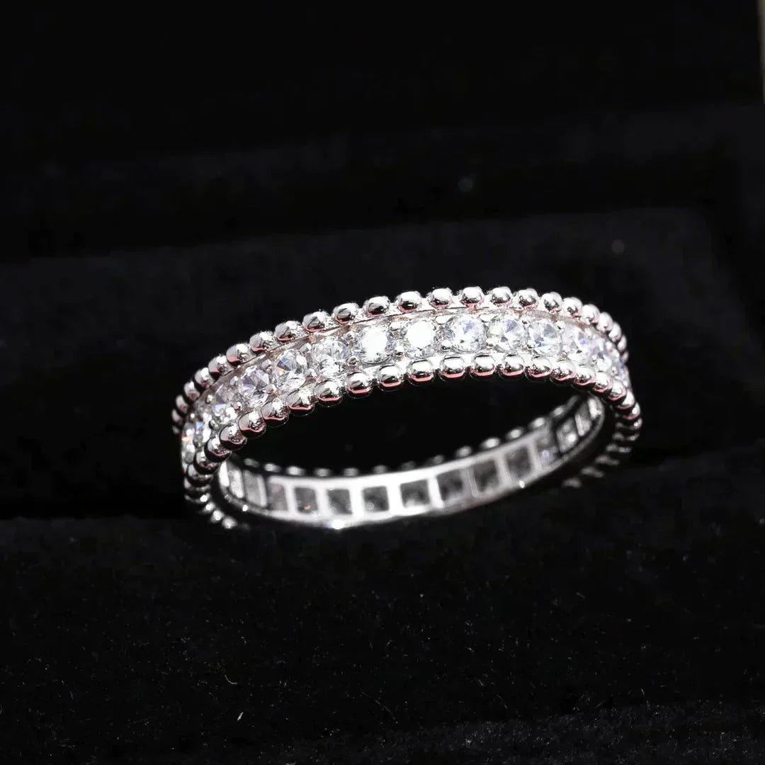 [Vintora]PERLEE DIAMOND SILVER RING