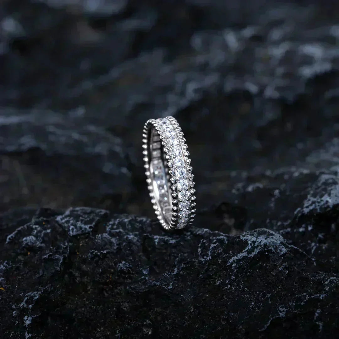 [Vintora]PERLEE DIAMOND SILVER RING