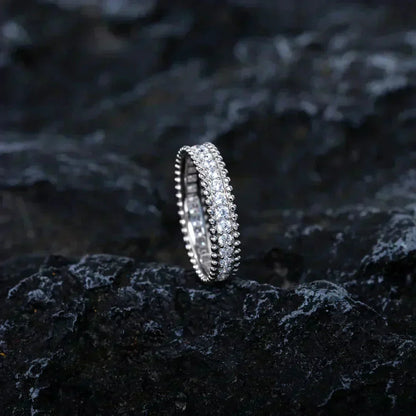 [Vintora]PERLEE DIAMOND SILVER RING