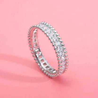 [Vintora]PERLEE DIAMOND SILVER RING