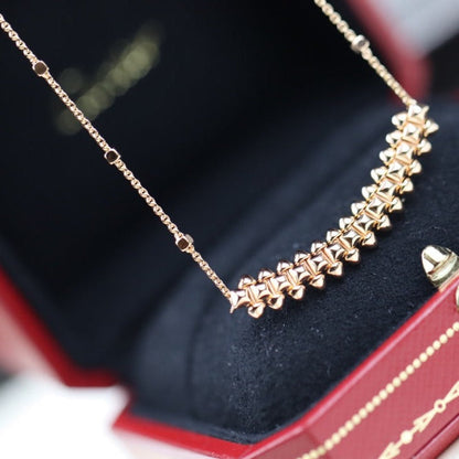 [Vintora]CLASH PINK GOLD NECKLACE