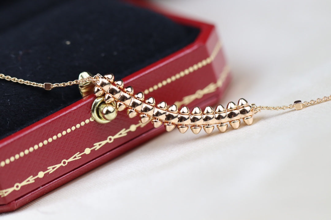 [Vintora]CLASH PINK GOLD NECKLACE