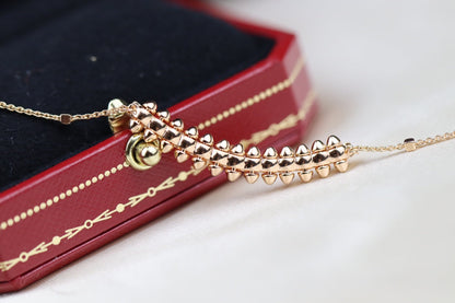 [Vintora]CLASH PINK GOLD NECKLACE