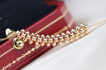 [Vintora]CLASH PINK GOLD NECKLACE