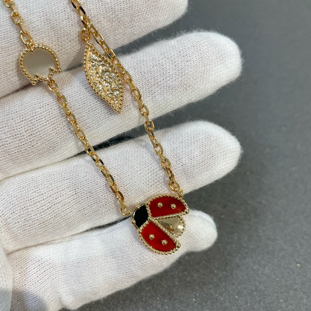 [Vintora]LUCKY SPRING 15 MOTIFS GOLD NECKLACE