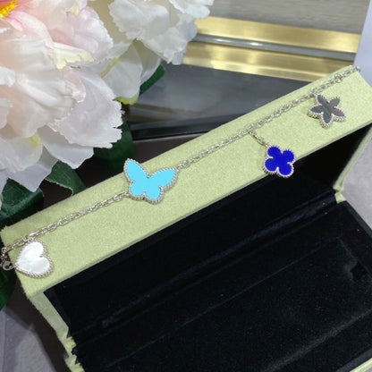 [Vintora]LUCKY SPRING SILVER BRACELET 4 MOTIF