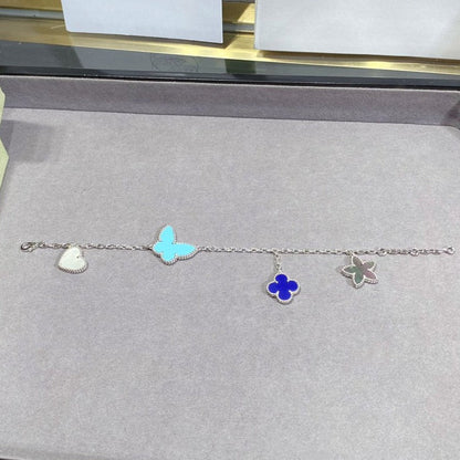 [Vintora]LUCKY SPRING SILVER BRACELET 4 MOTIF