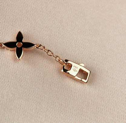 [Vintora]STAR AND SUN 7 MOTIFS GOLD BRACELET