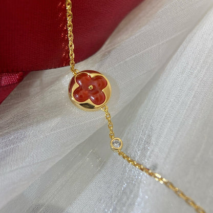 [Vintora]SUN PEDANT CARNELIAN BRACELET