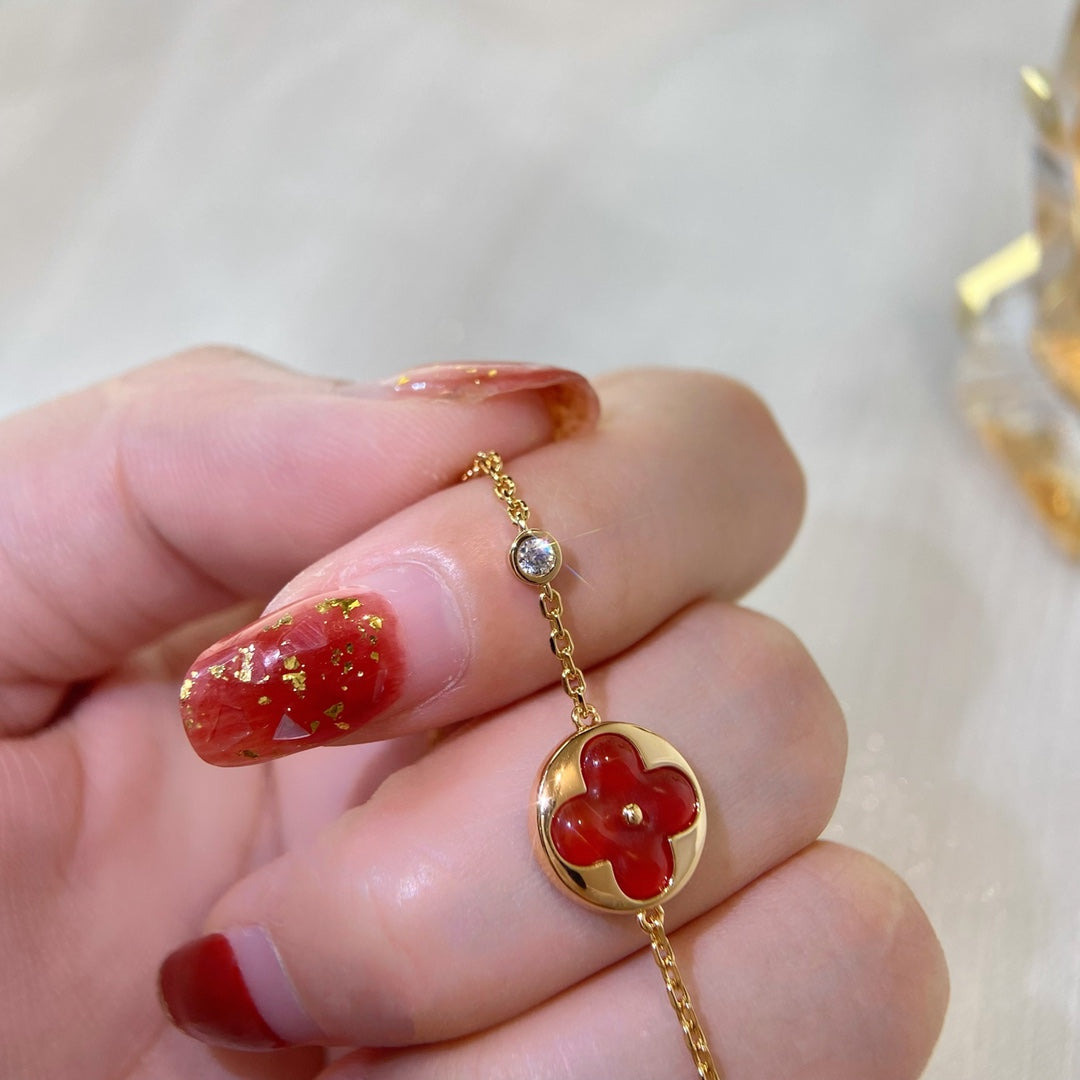 [Vintora]SUN PEDANT CARNELIAN BRACELET