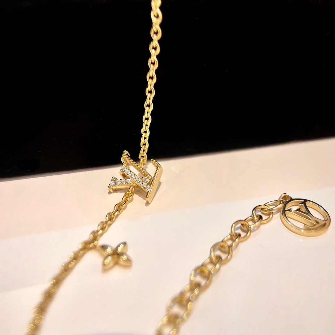 [Vintora]LOGO STAR MOTIF GOLD BRACELET