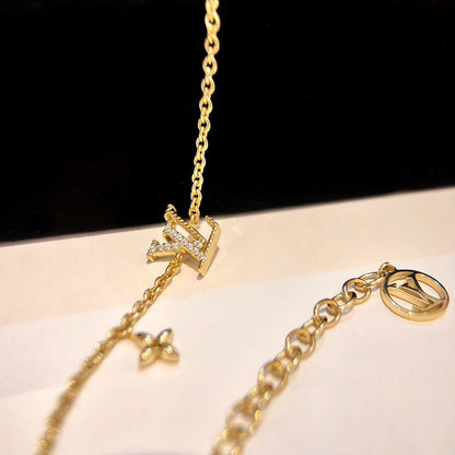 [Vintora]LOGO STAR MOTIF GOLD BRACELET