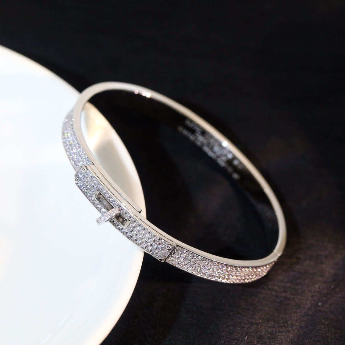 [Vintora]KELLY BRACELET DIAMOND PAVED