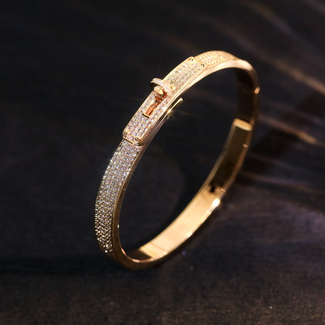 [Vintora]KELLY BRACELET DIAMOND PAVED