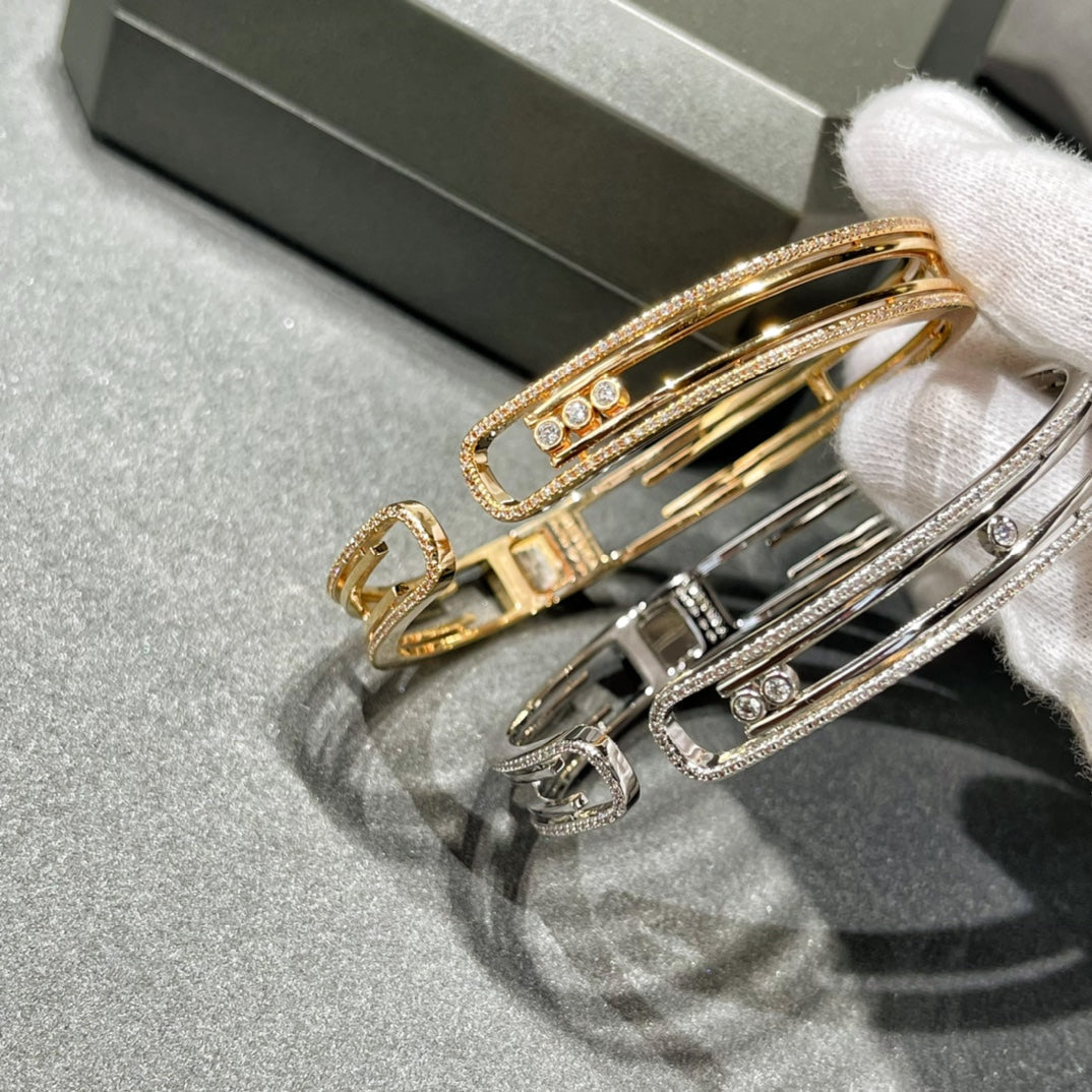 [Vintora]MOVE 10TH PAVED DIAMOND BRACELET