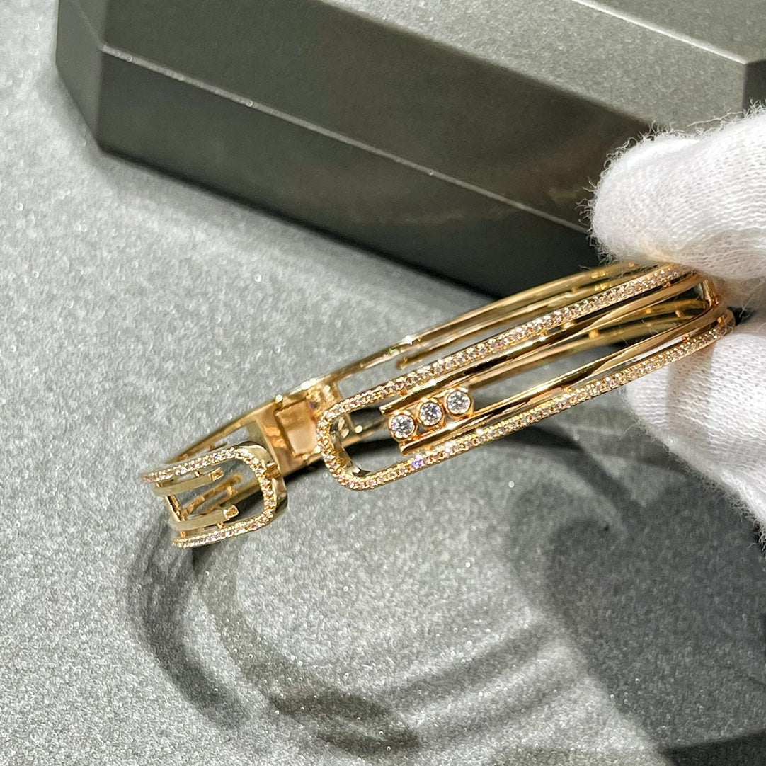 [Vintora]MOVE 10TH PAVED DIAMOND BRACELET