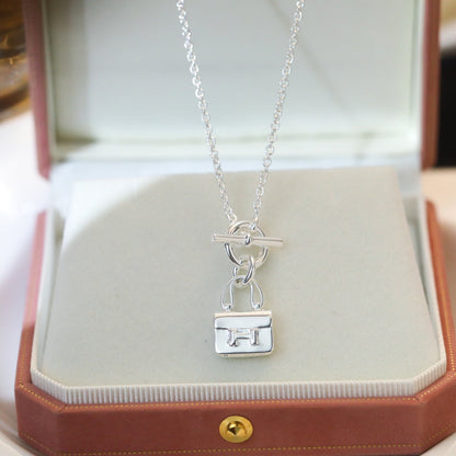 [Vintora]POP H PEDANT SILVER NECKLACE