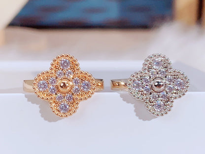 [Vintora]CLOVER DIAMOND RING